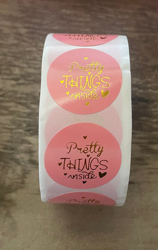 Pretty Things Inside Stickers