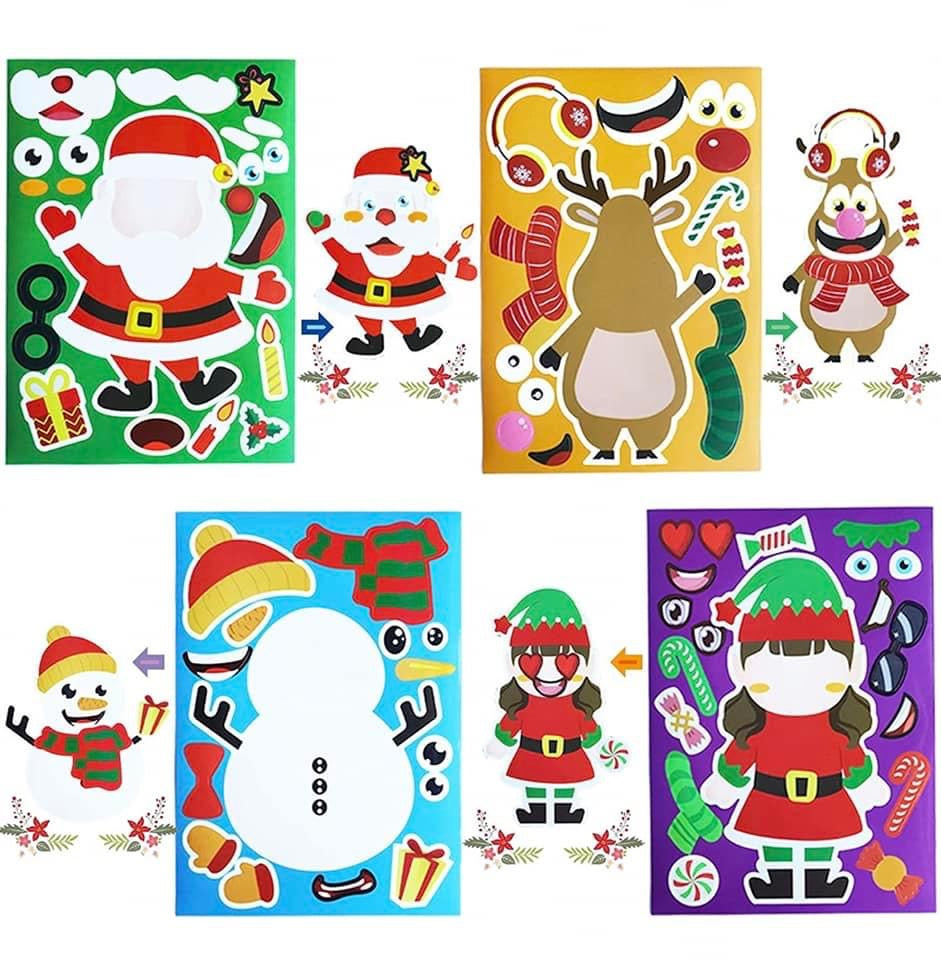 Christmas Sticker Activity Sheet