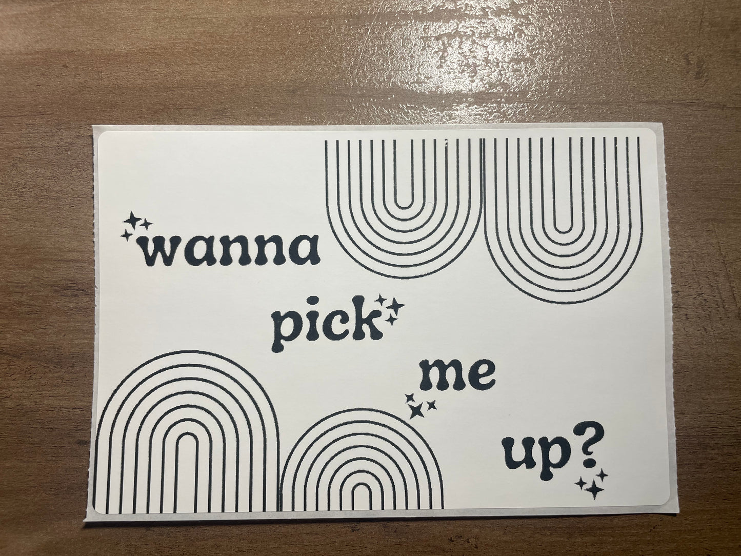 4x6 Pick Me Up Thermal Sticker