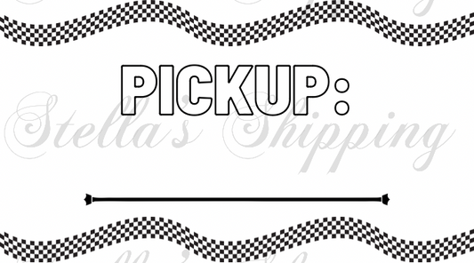 Checkered Thermal Stickers