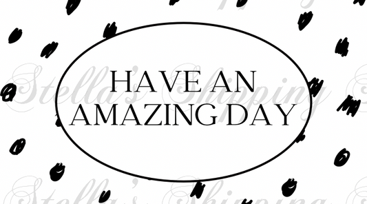 Amazing Day Thermal Stickers