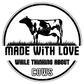 Made W/Cow Sticker