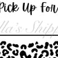 Cheetah Pickup Thermal Stickers