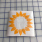 4” Sunflower Decal