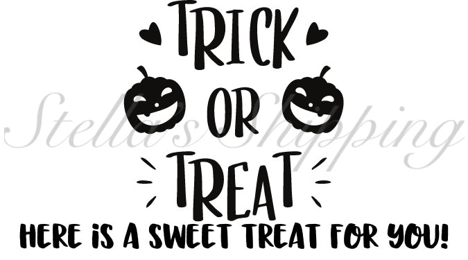 Trick Or Treat Thermal Stickers