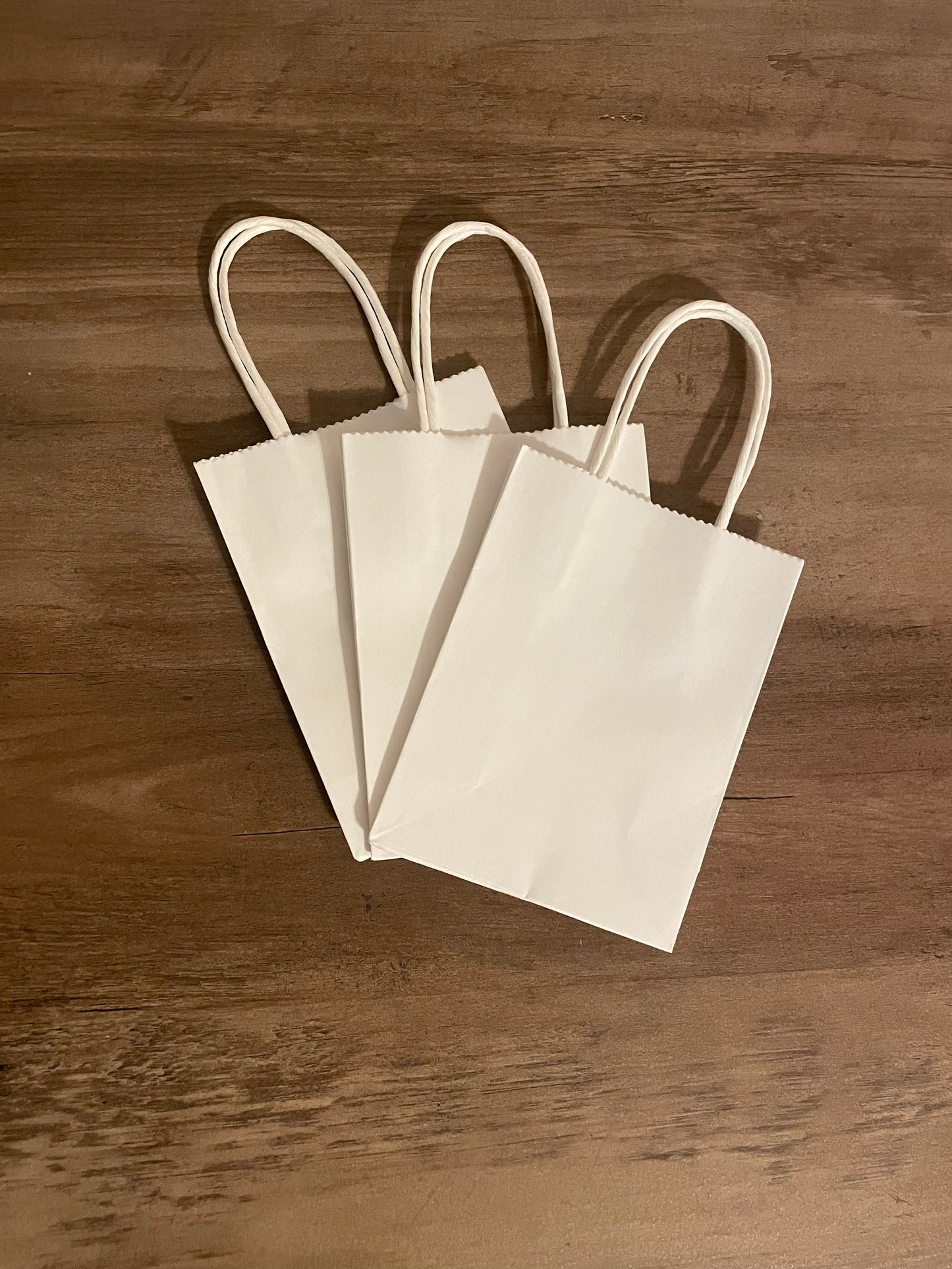 White 4x5.25x2 Kraft Bags