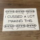 4x6 Cuss Thermal Sticker