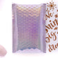 8.5x12 Lavender Holographic Bubble Mailer