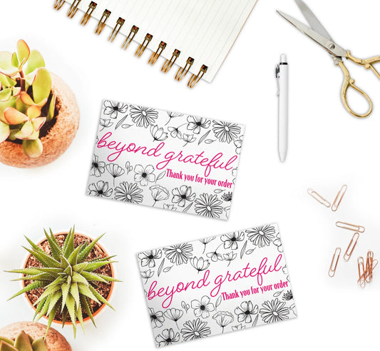 4x6 Grateful TY Cards