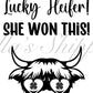 Lucky Heifer Thermal Stickers