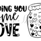 Sending Love Thermal Stickers
