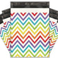 10x13 Rainbow Chevron