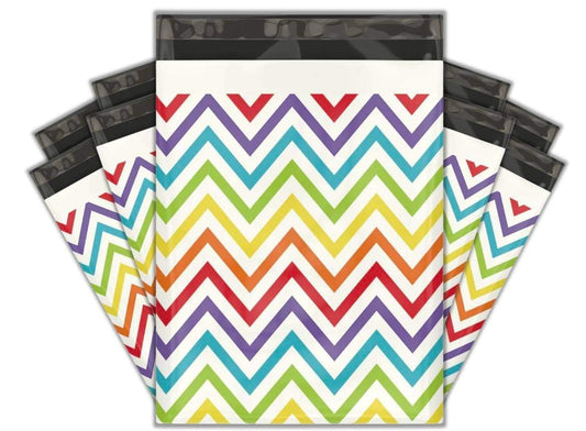 10x13 Rainbow Chevron