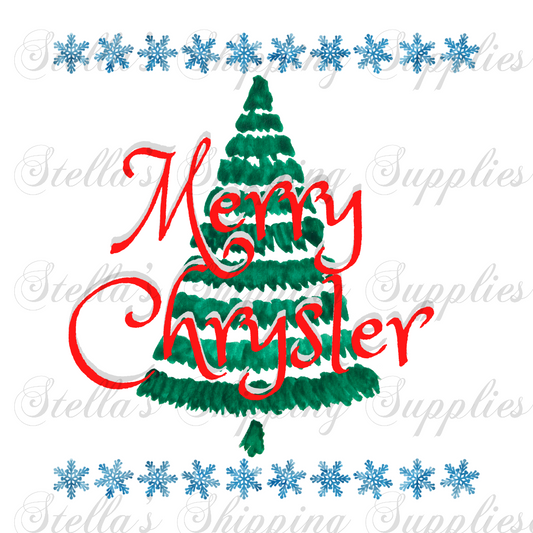 Merry Chrysler Digital/Sticker