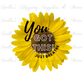 Sunflower Sticker