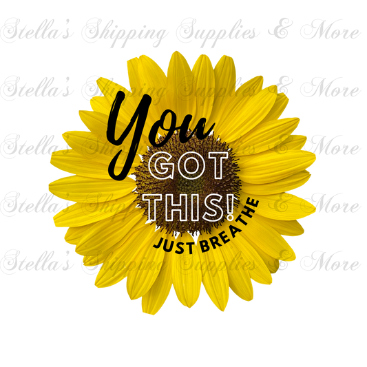 Sunflower Sticker