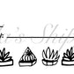 Succulent Scent Thermal Stickers