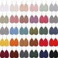 Solid Color Faux Leather Earrings