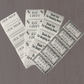 In House Printed Thermal Stickers