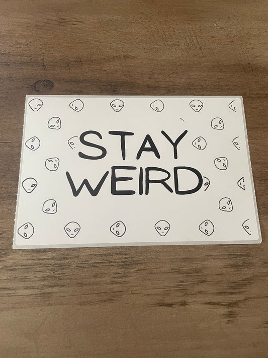 4x6 Weird Thermal Sticker