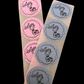 Enjoy Cow Heart Stickers