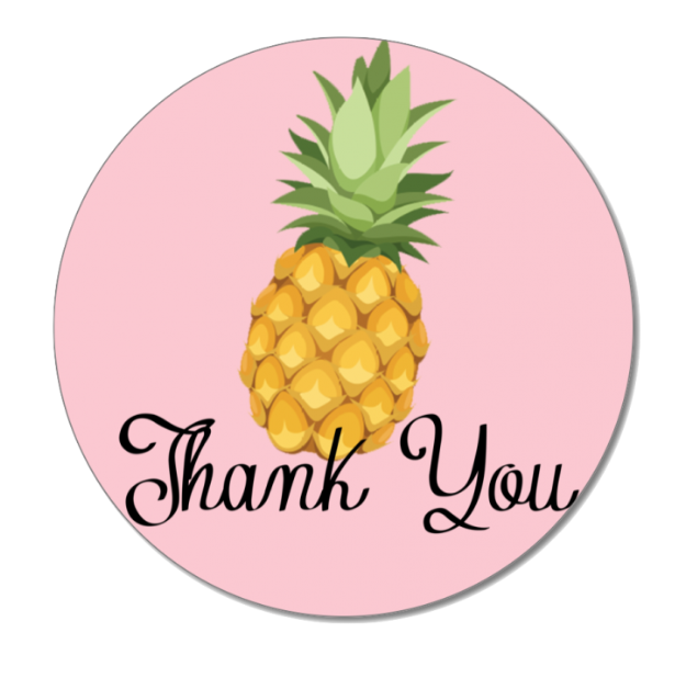 Pineapple TY Stickers