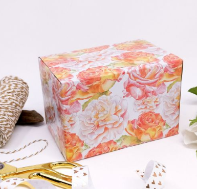 6x4x4 Watercolor Blossom Box